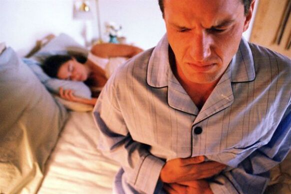 douleur abdominale avec prostatite