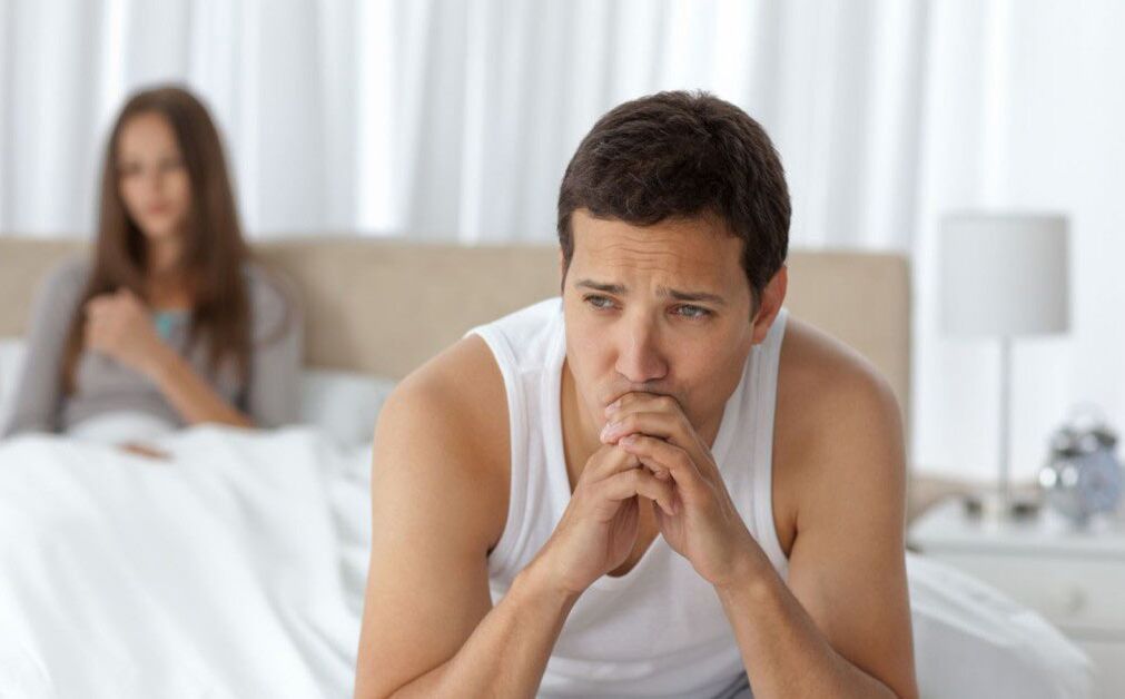 faible puissance chez les hommes atteints de prostatite