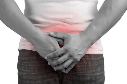 Douleur dans le périnée avec prostatite